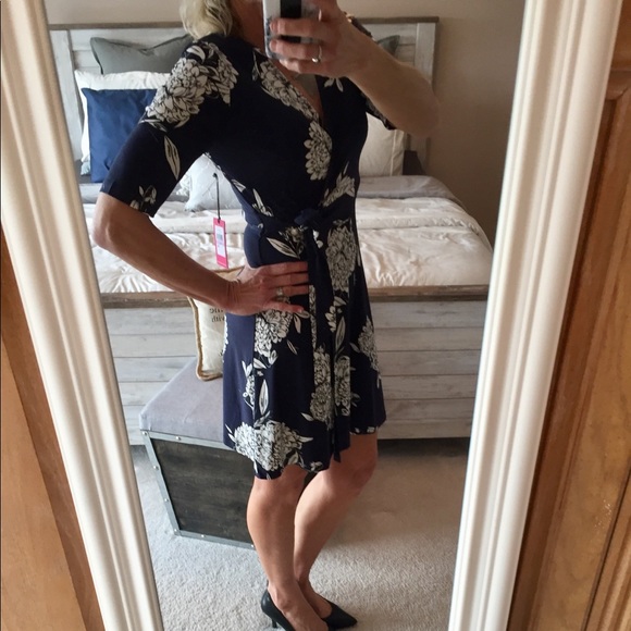 vince camuto wrap dress